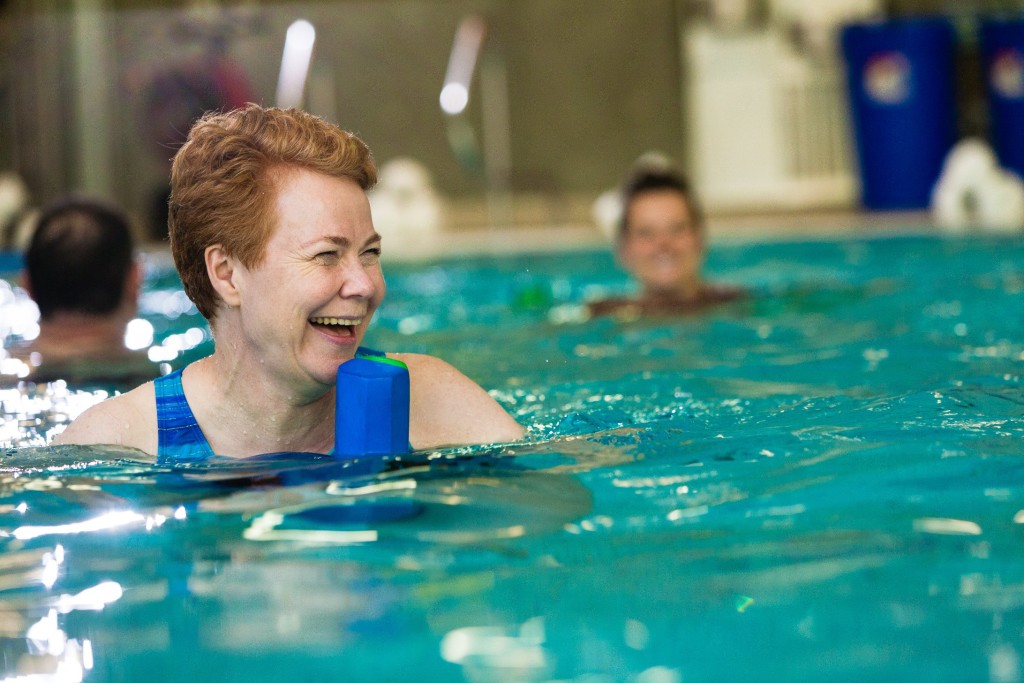 Senior Woman Swimming