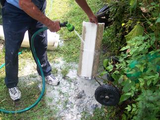 clean a de filter how to clean a de filter wash de filter grid hose de filter grid