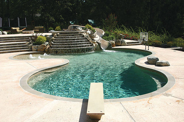concrete pools gunite vs fiberglass pools fiberglass vs vinyl vs concrete pools