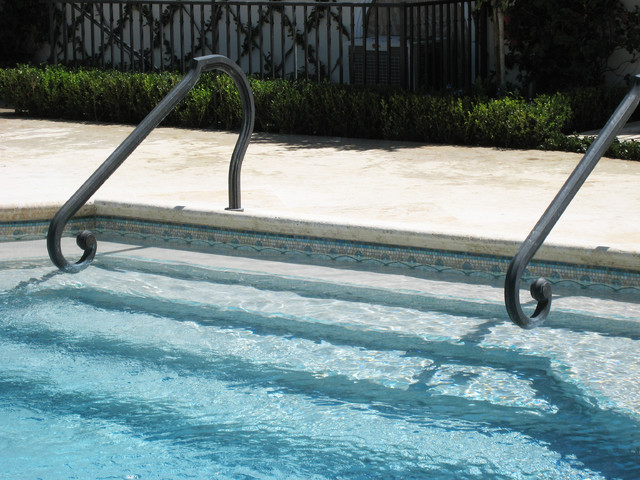 powercoat pool handrails cheap ways to upgrade pools improve your pool pool renovation ideas