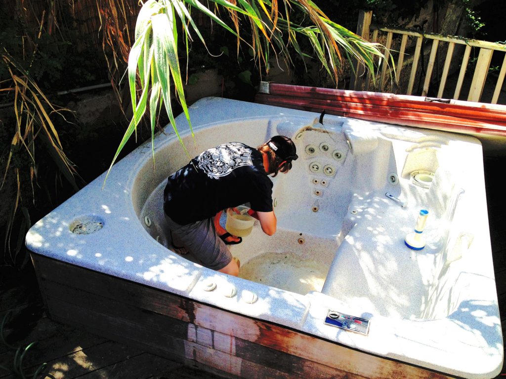 cleaning a hot tub how to winterize a hot tub winterizing a hot tub