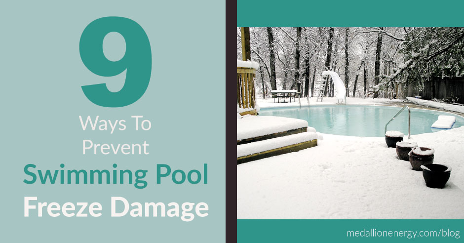 prevent freeze damage avoid swimming pool freeze damage