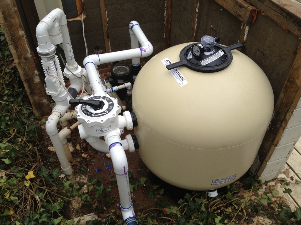 use a bigger sand pool filter to prevent channeling
