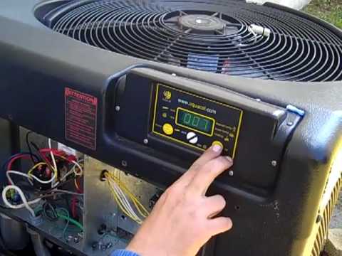 adjust pool heat pump temperature