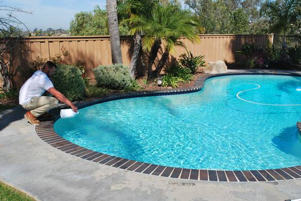 add chlorine to pool balance your pool water