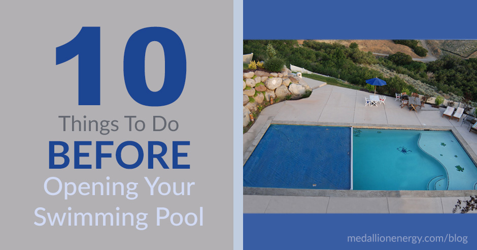 before opening your swimming pool