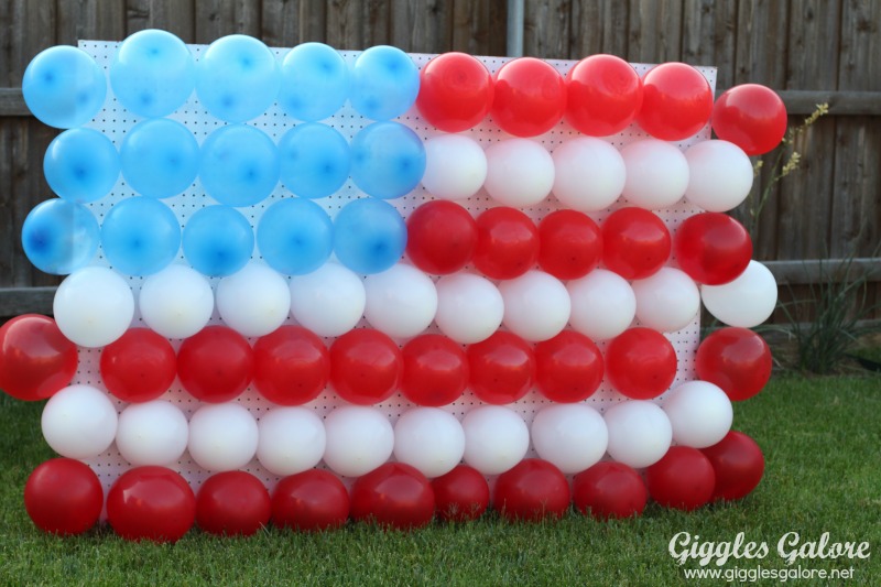 4th of july pool party game balloon dart game