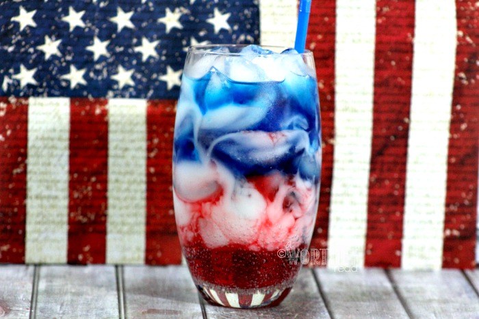 captain america kids drink 4th of july pool party drinks