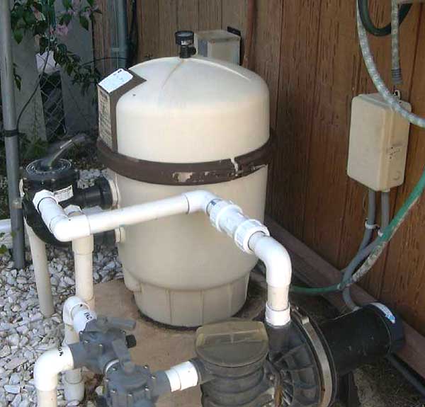 turn on pool filter system after it rains