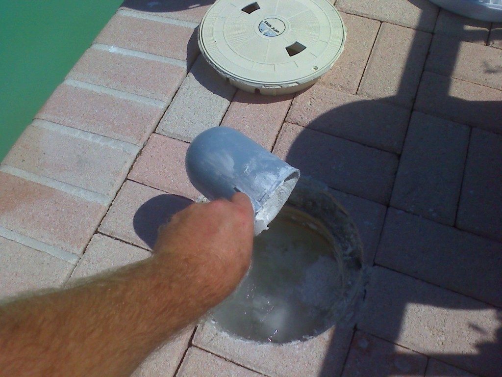 add de powder to your sand filter diy pool maintenance tip
