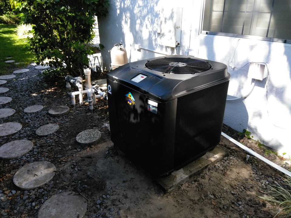 use pool heat pump to avoid a short pool season