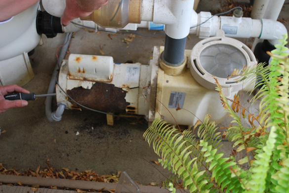 service your pool equipment to avoid a broken pool pump