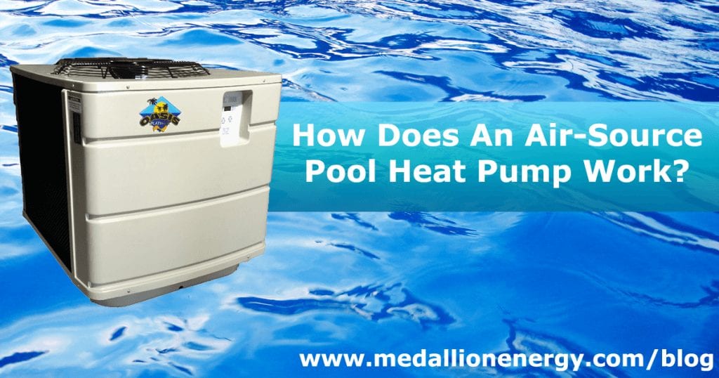how does an air-source pool heat pump work