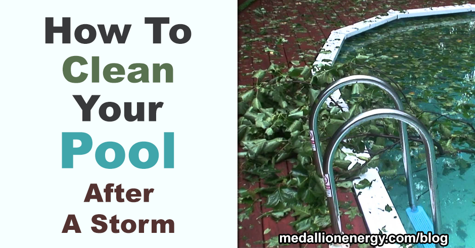 how to clean a dirty pool after winter