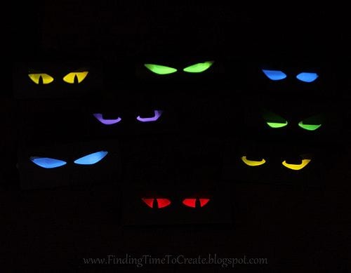 halloween pool party ideas glowing eyes halloween decorations