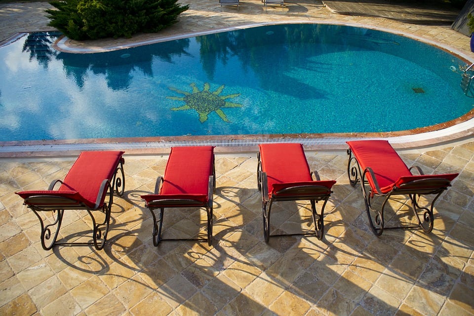 clean patio furniture clean pool deck