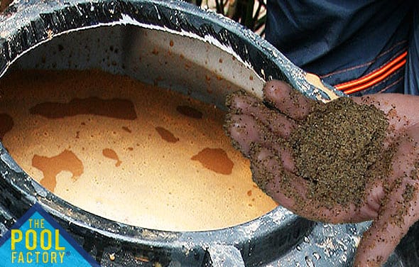 mudballs in pool filter prevent mudballs with pool enzyme