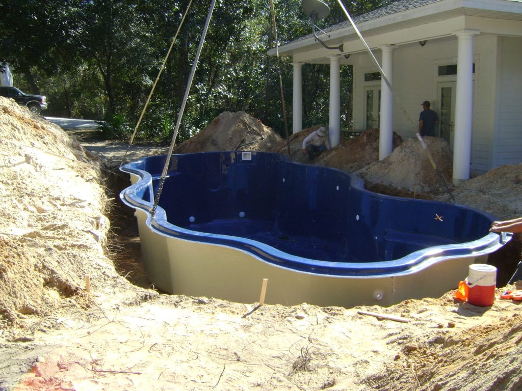 fiberglass pool installation