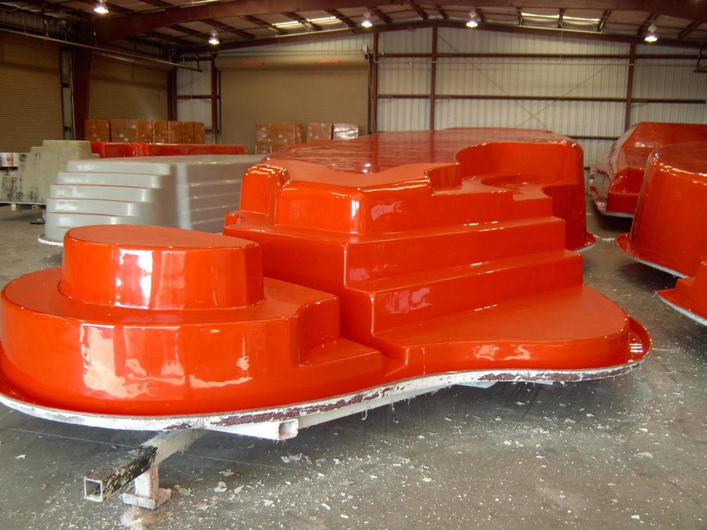 how fiberglass pools are made