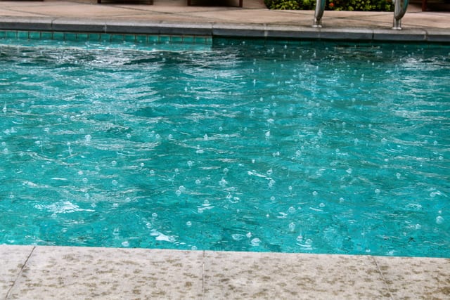 swimming pool myths rainwater doesnt affect pool chemistry