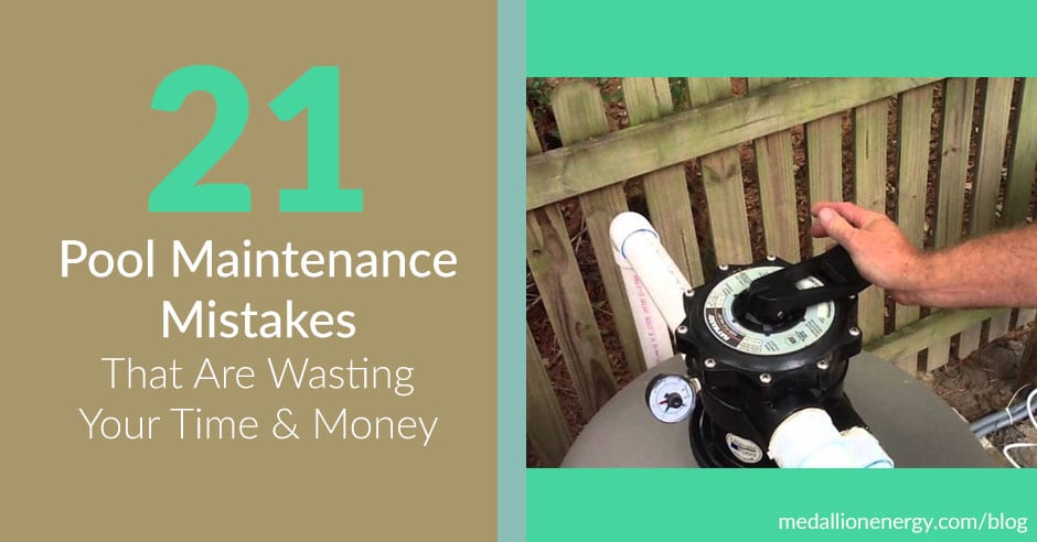 pool maintenance mistakes