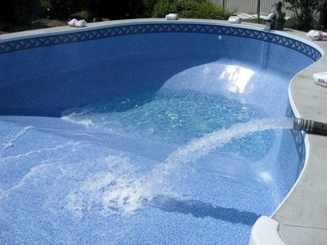 adjusting pool water level time cost to maintain pool