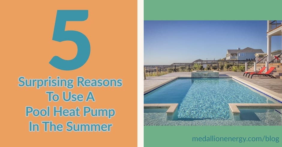 use a pool heat pump in the summer