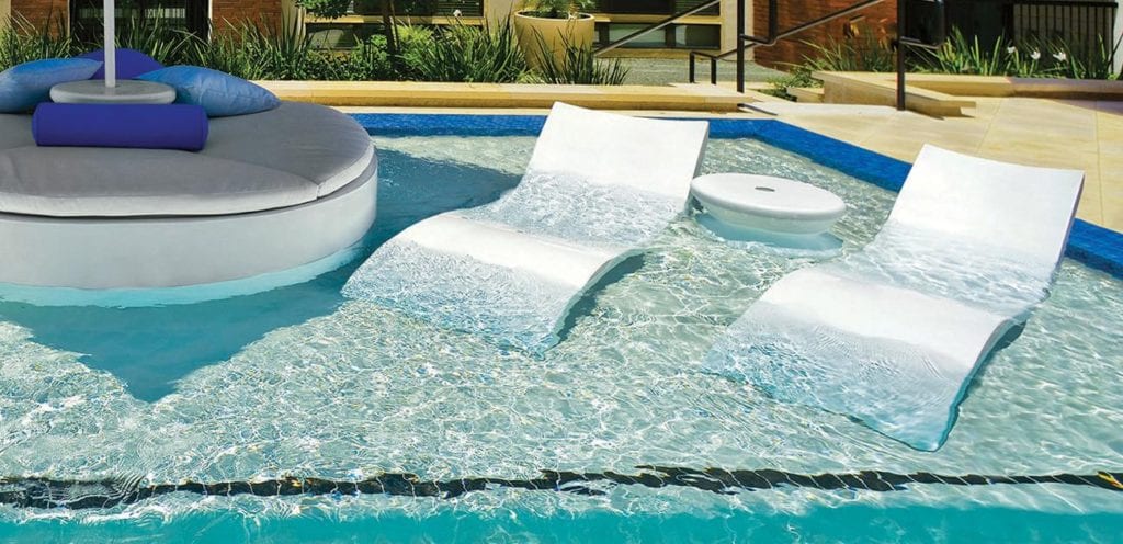 in pool furniture backyard inground pool ideas