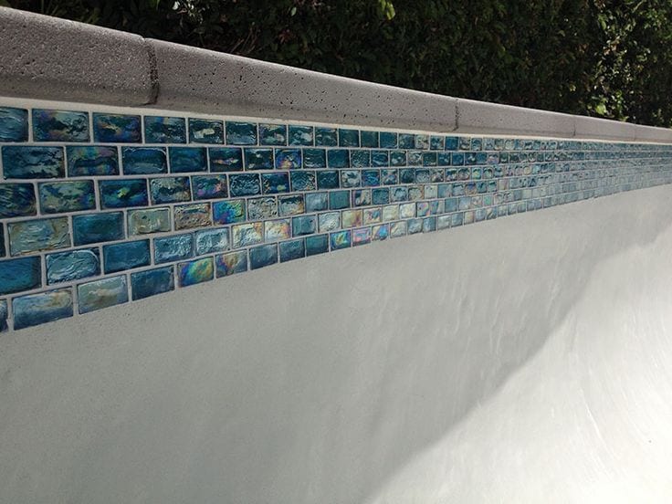 waterline tiles backyard inground pool ideas