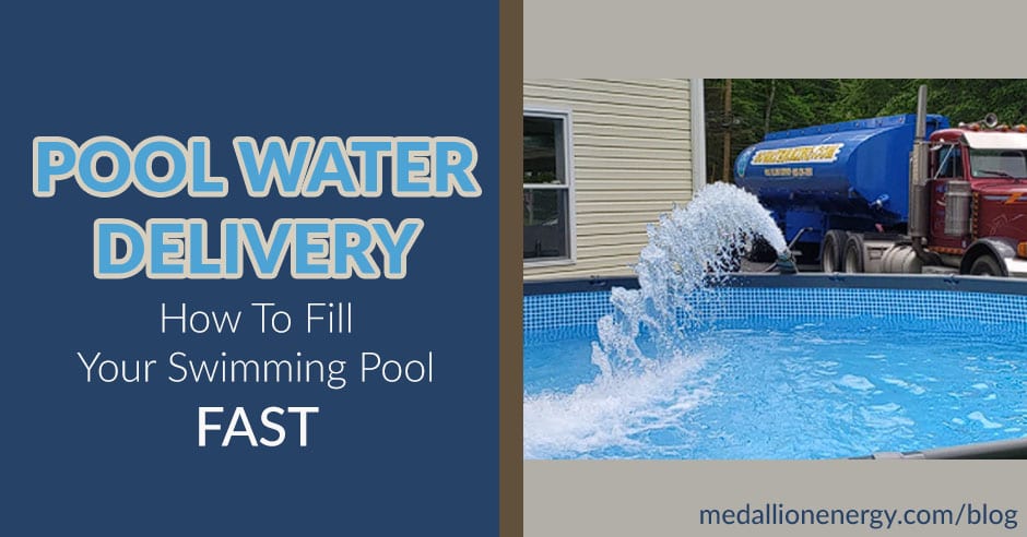 Pool Water Delivery: How To Fill Up A Pool Fast