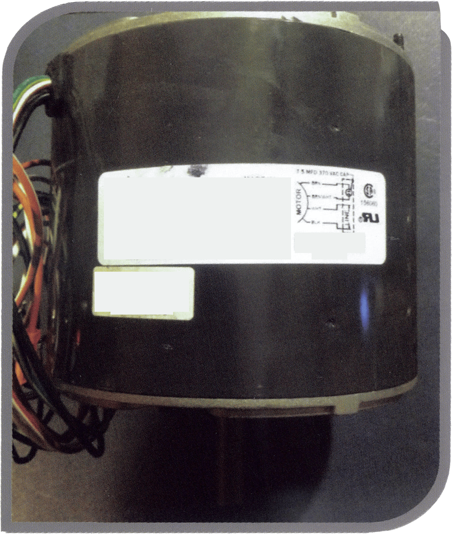 pool heater fan motor