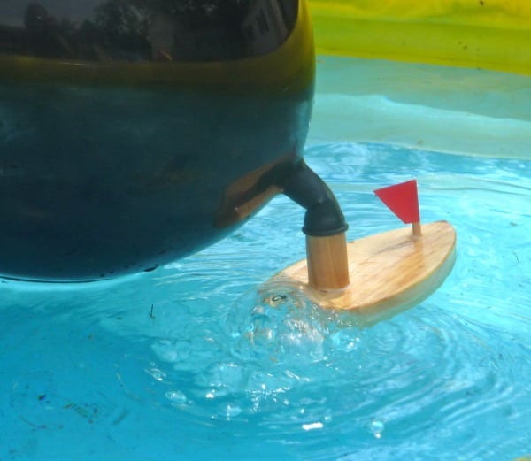 balloon boat race pool | swimming pool games for kids | swimming pool party games