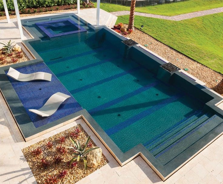 swimming pool by aaa custom pools