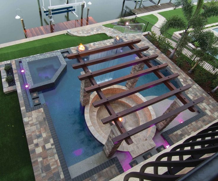 swimming pool by coast to coast pools