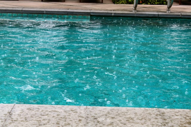 swimming pool myths rainwater doesnt affect pool chemistry
