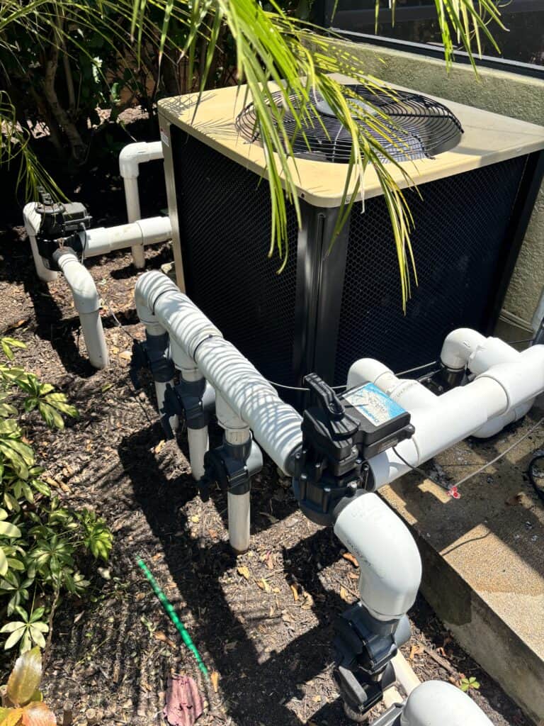 swimming pool equipment heater filter pump