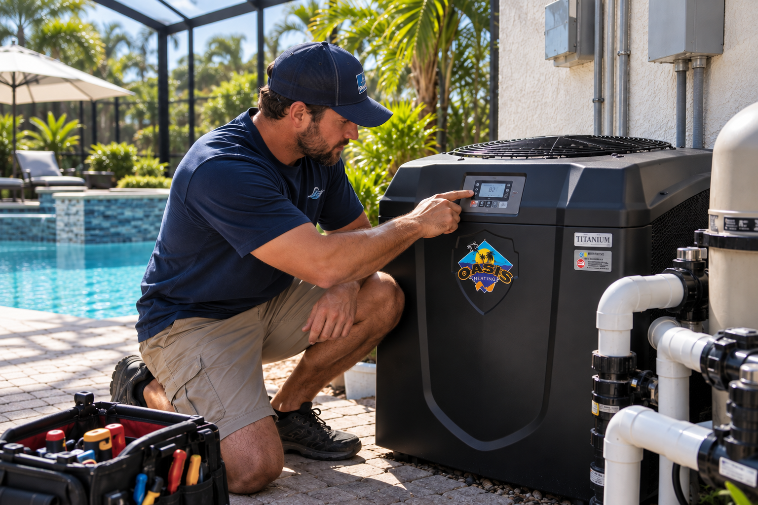 pool heater installation service
